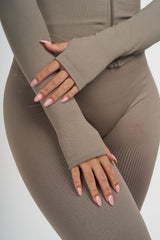 Sculpt Shapewear Jacket | Khaki
